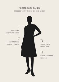 Petite Mia Dress, Ivory Camel, hi-res