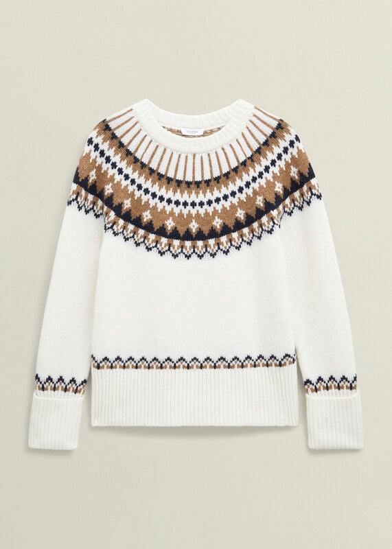 Anya Fairisle Chunky Crew Jumper