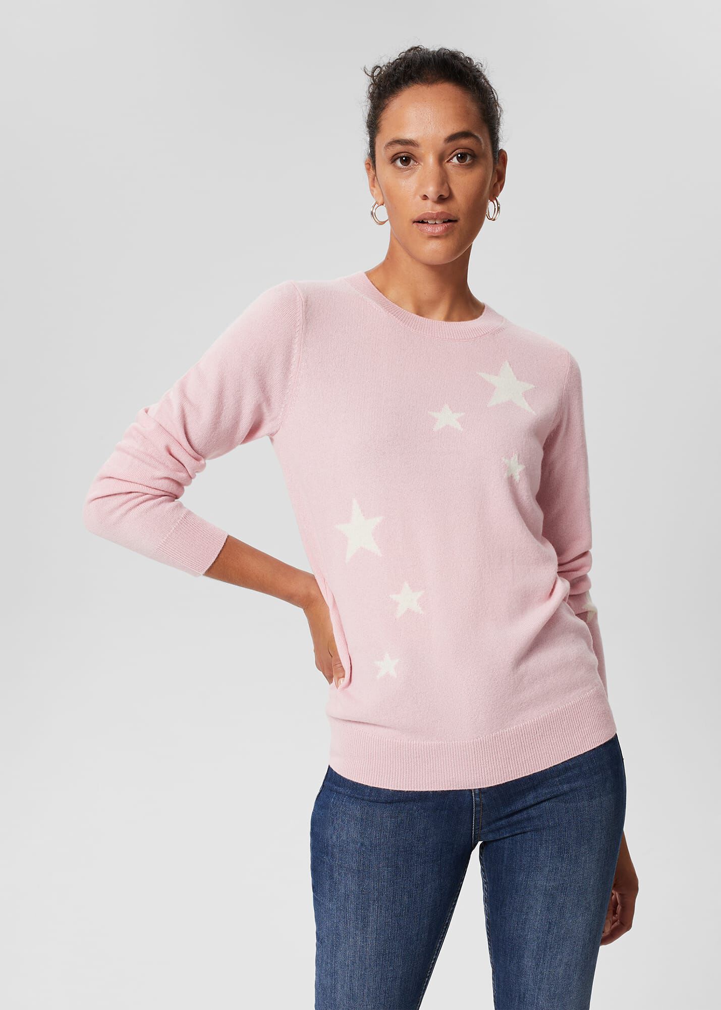 White on sale star jumper