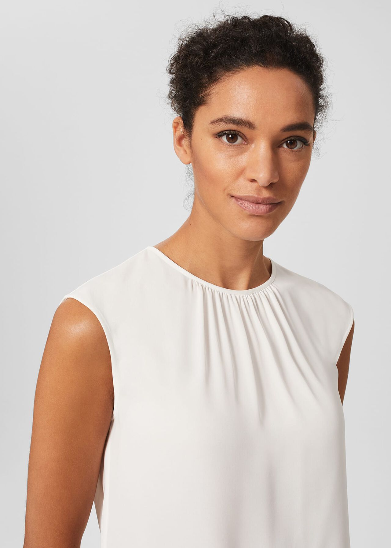Violetta Blouse, Ivory, hi-res
