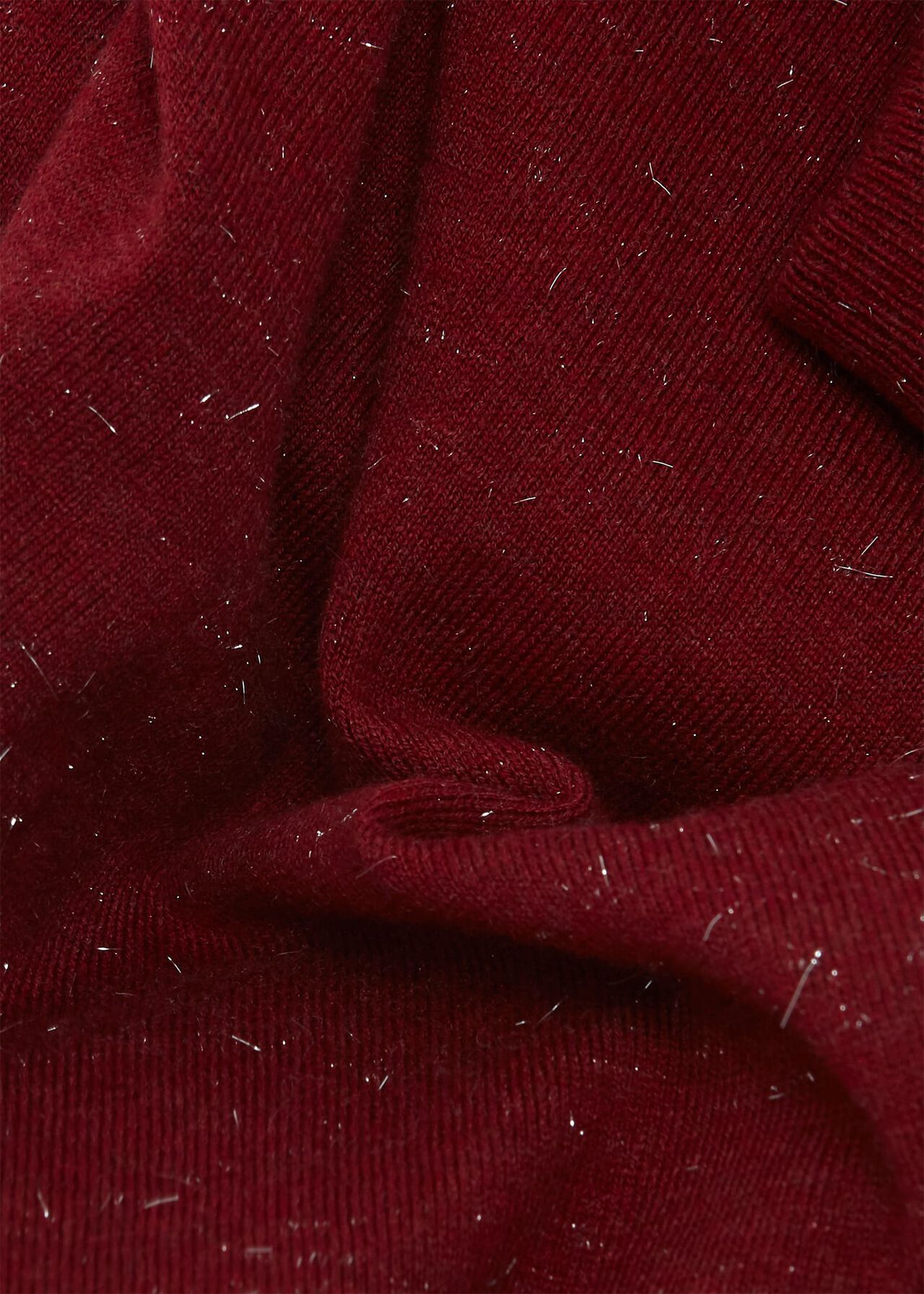 Penny Sparkle Sweater, Wine Red, hi-res