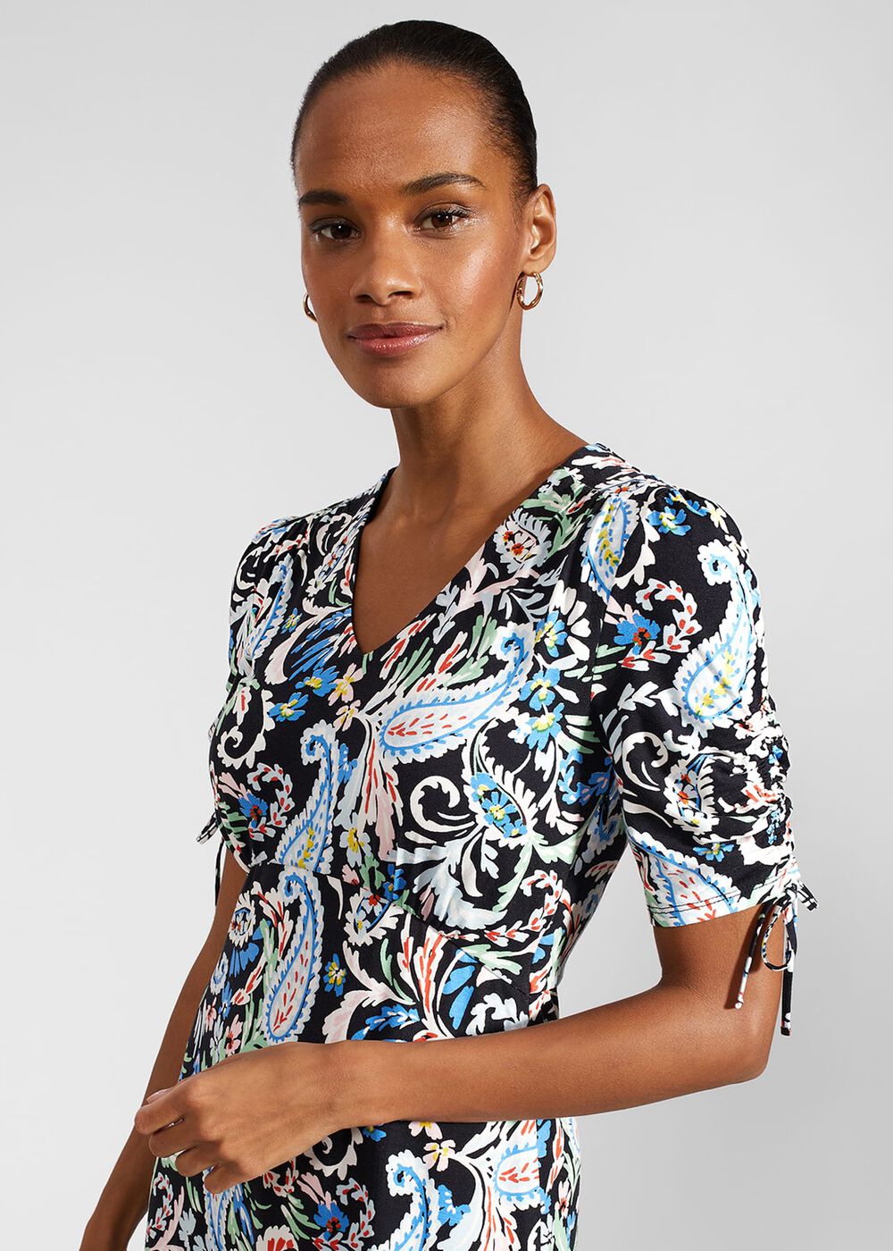 Charlotte Jersey Dress, Multi, hi-res