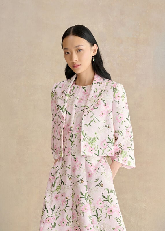 Lana Floral Jacquard Jacket