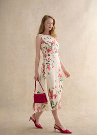 Carly Floral Dress, Cream Multi, hi-res
