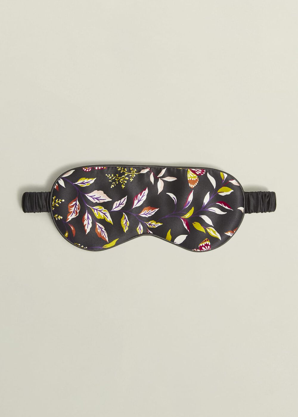 Gabrielle Silk Eye Mask, Navy Multi, hi-res