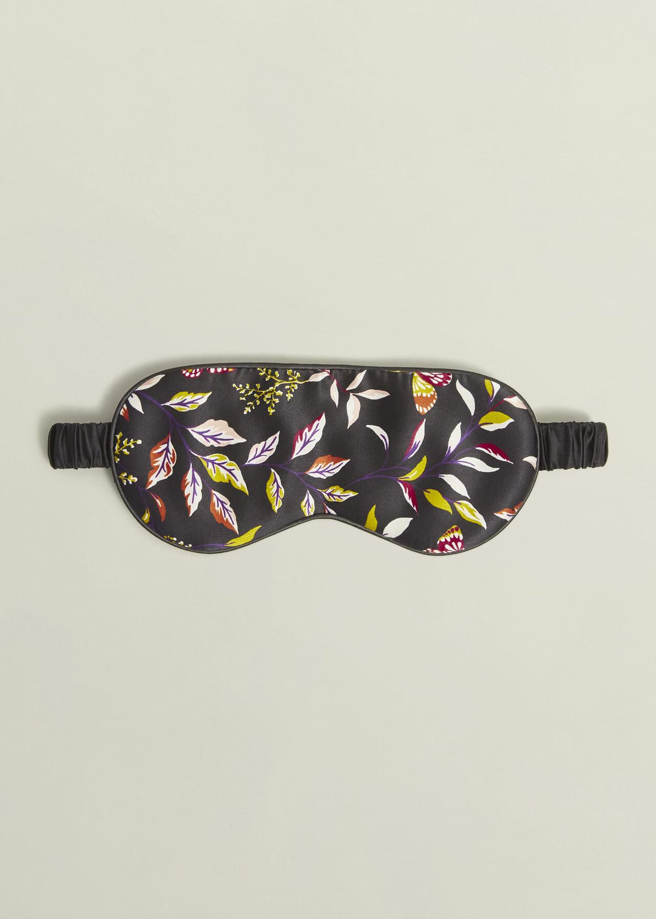 Gabrielle Silk Eye Mask, Navy Multi, hi-res