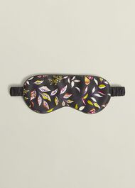 Gabrielle Silk Eye Mask, Navy Multi, hi-res