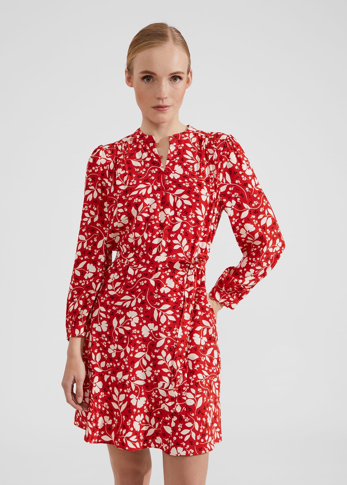 Hobbs red outlet dress sale