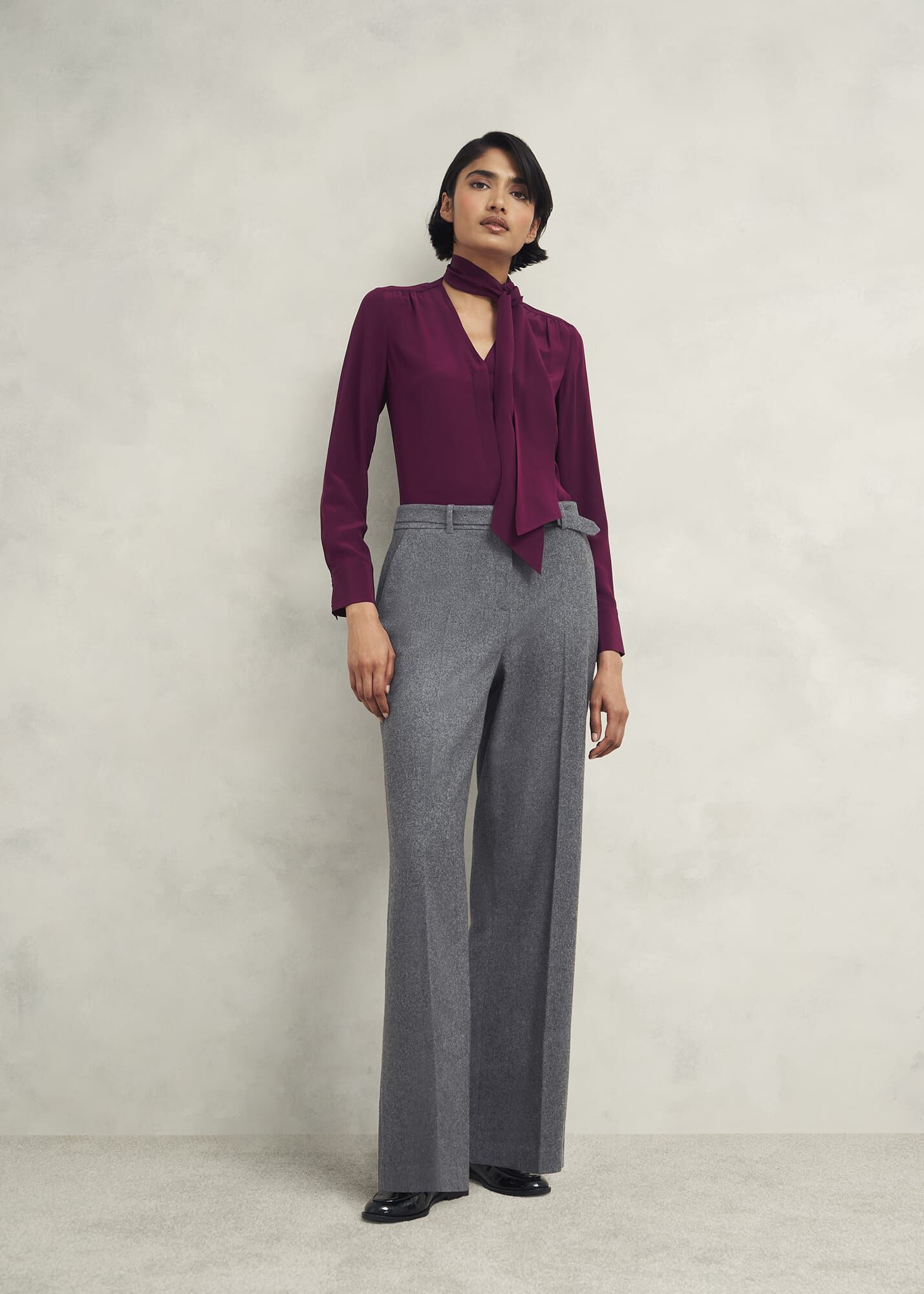 Hobbs wide leg trousers top
