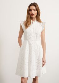 Sulby Dress, White, hi-res