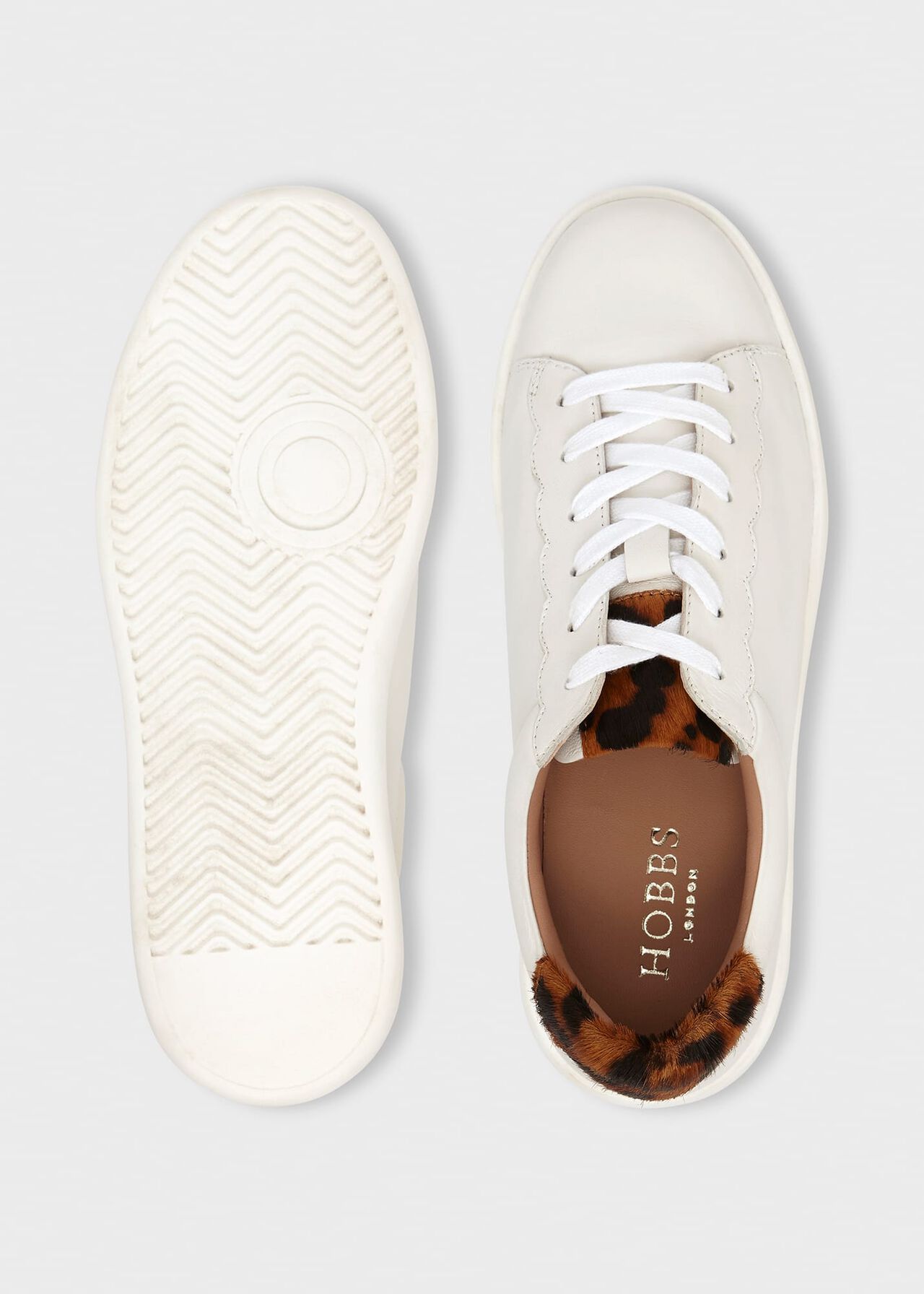 Mollie Sneakers, White Leopard, hi-res