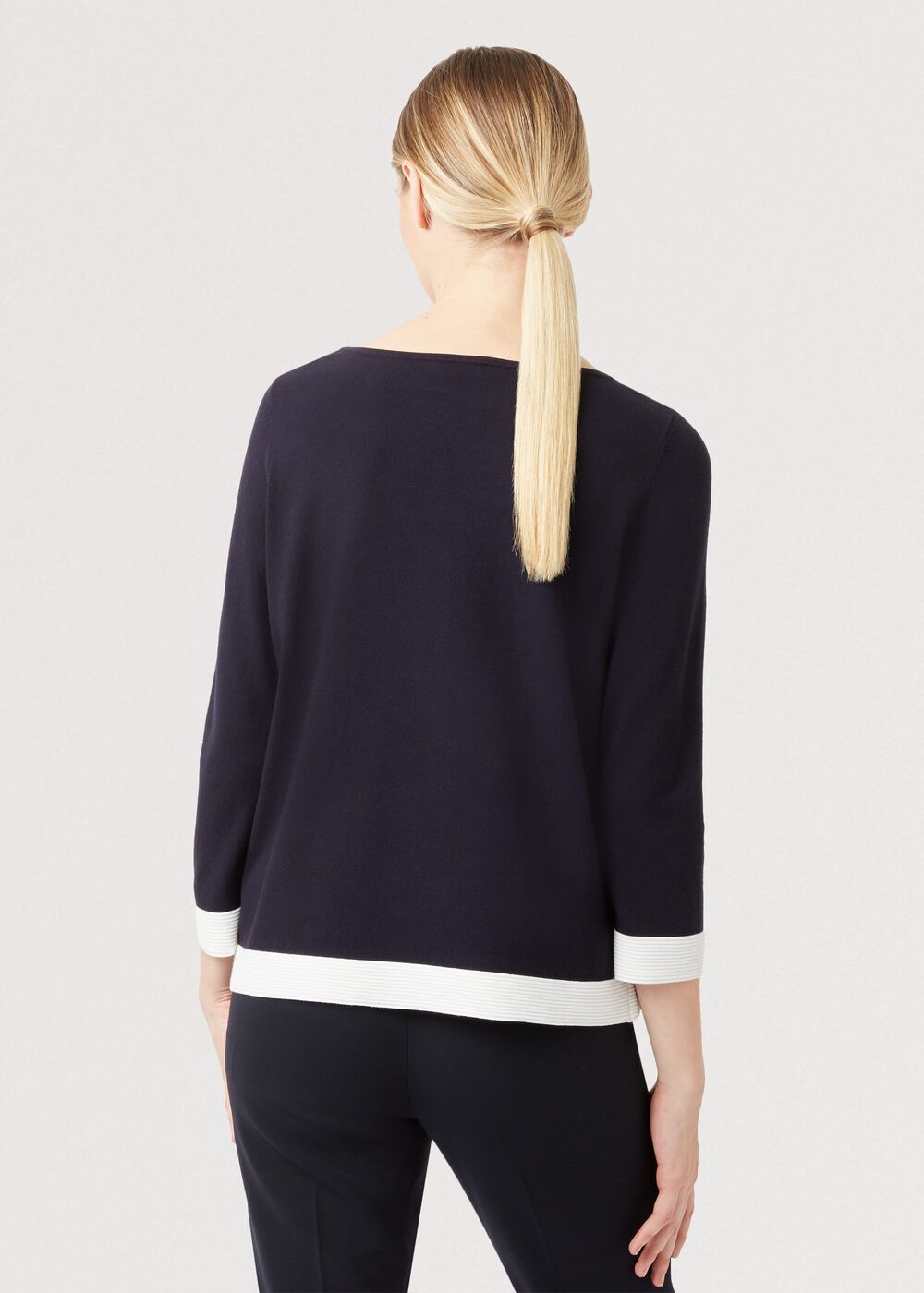 Gracie Jumper, Navy Ivory, hi-res