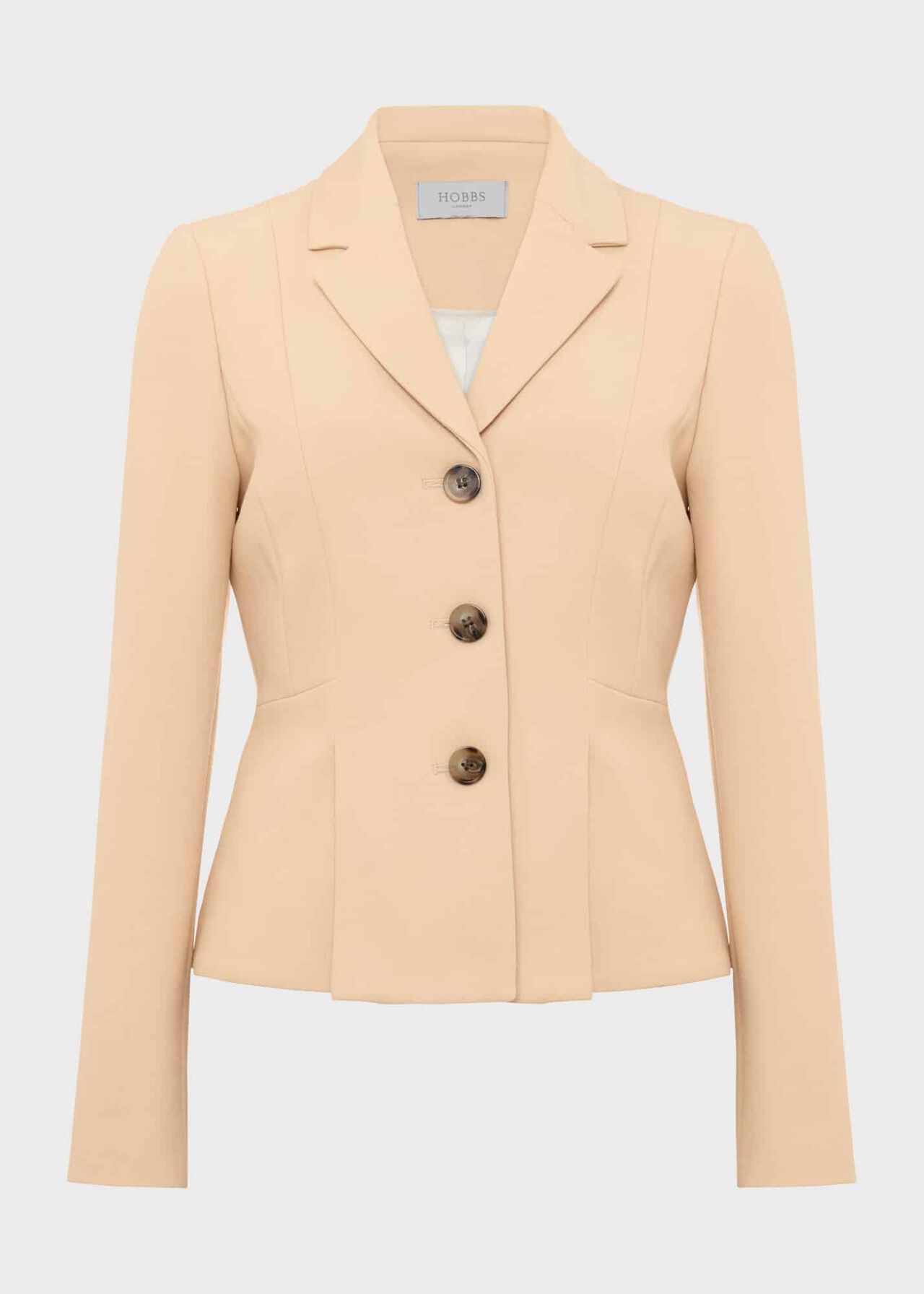 Beatrice Jacket, Beige Suede, hi-res