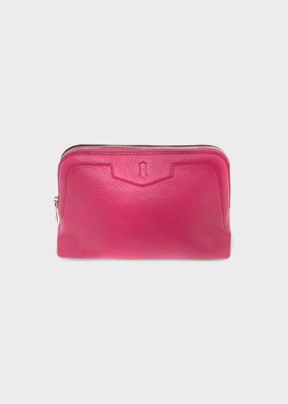 Margot Leather Small Make-Up Bag