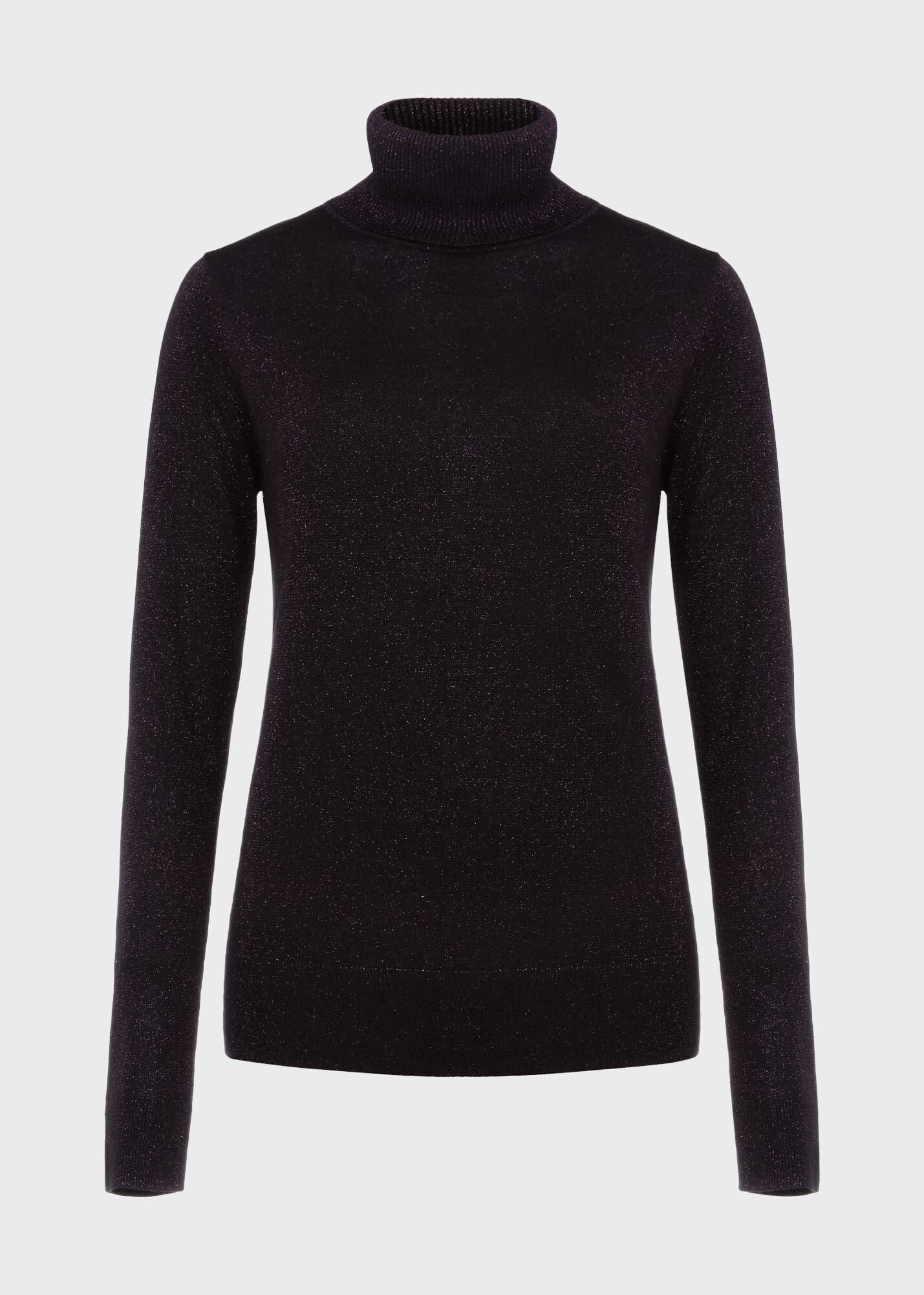 Olive Sparkle Roll Neck Jumper | Hobbs UK |