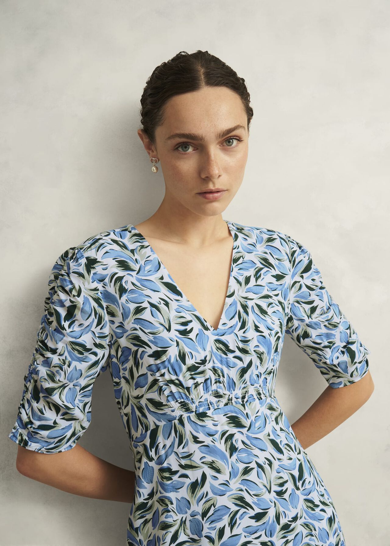 Petite Bonnie Dress, Ivory Multi, hi-res