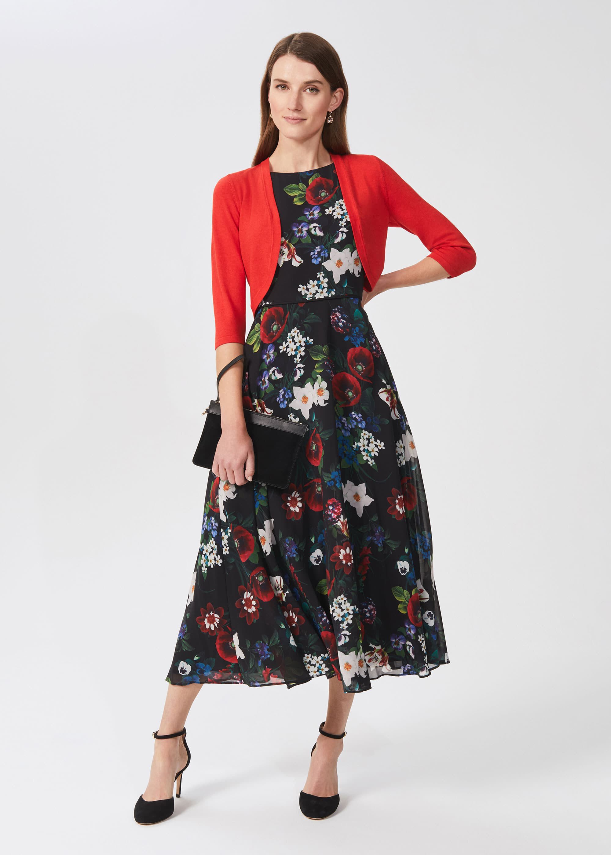 Hobbs carrie bolero raspberry shop