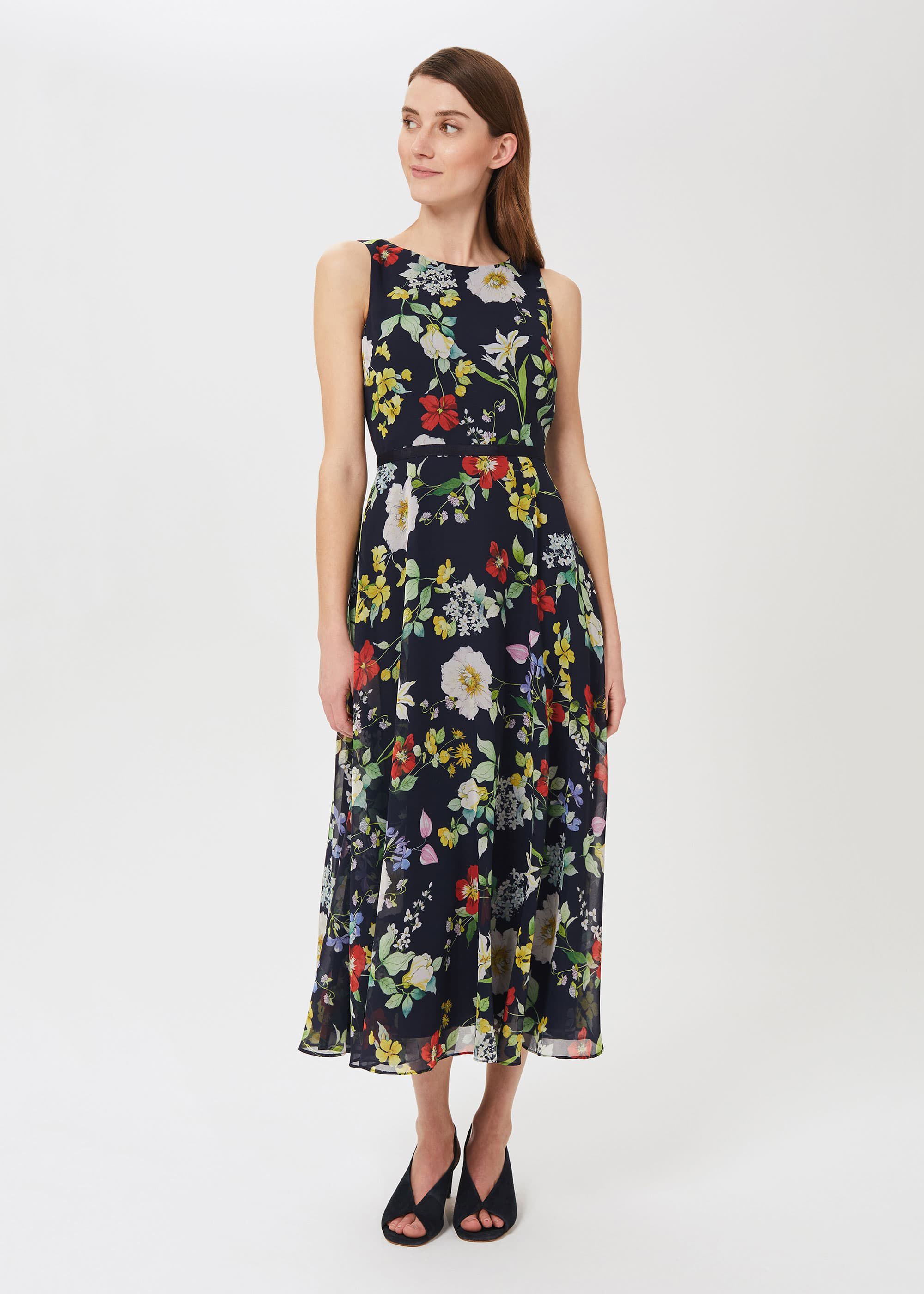 hobbs carly midi dress