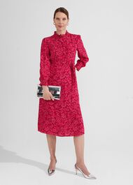 Eleanora Dress, Red Pink, hi-res