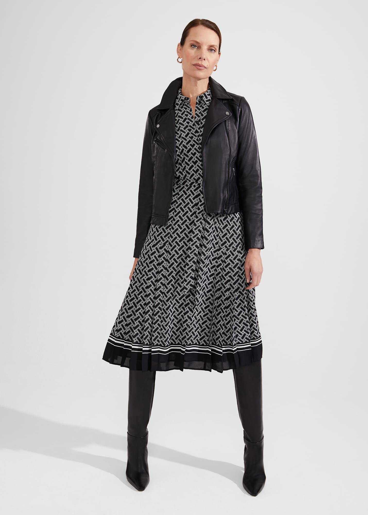 Hobbs thea new arrivals leather jacket