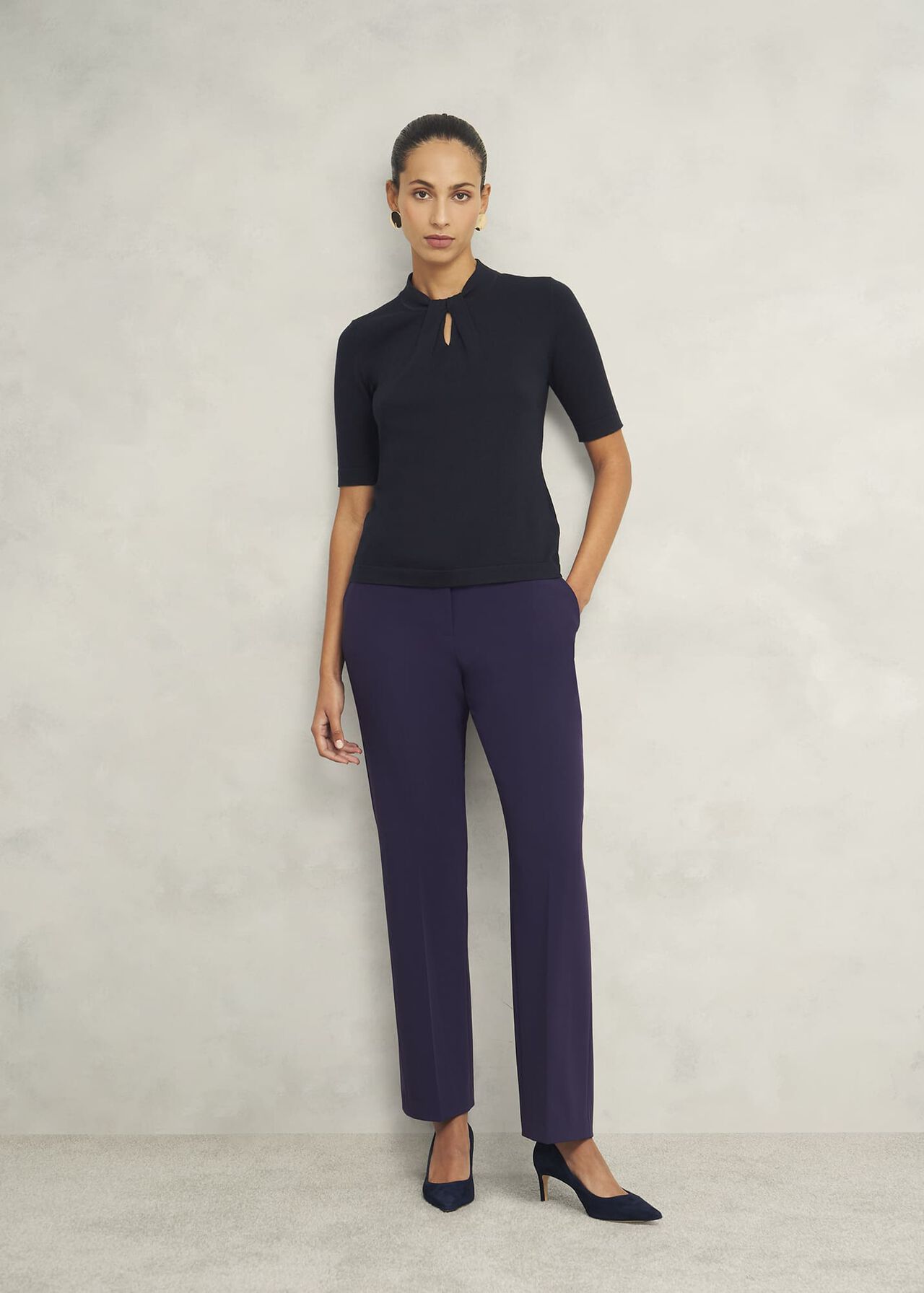 Effie Sweater, Hobbs Navy, hi-res