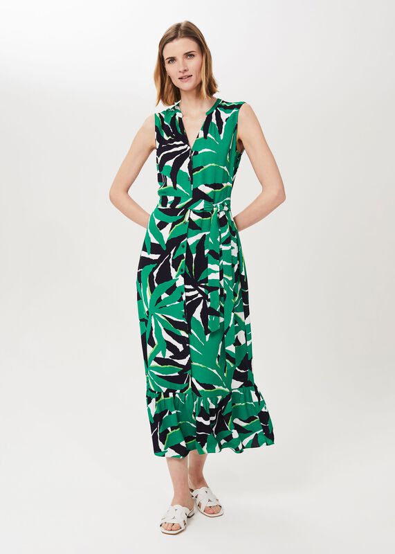 Laurenza Printed Midi Dress