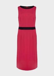 Marlene Jersey Shift Dress, Raspberry, hi-res