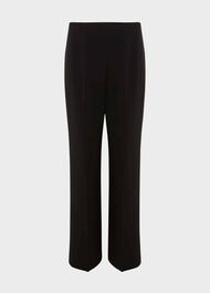 Vanessa Wide Leg Trousers, Black, hi-res