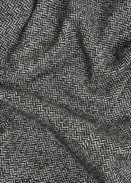 Marlyn Wool Jersey Dress, Black White, hi-res