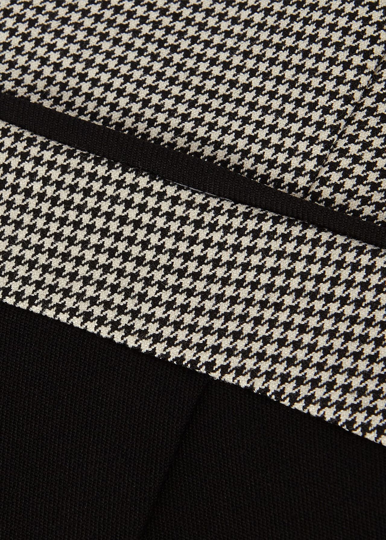 Sienna Houndstooth Shift Dress, Black Ivory, hi-res