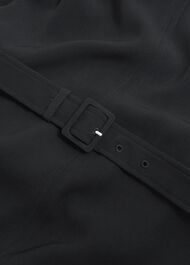 Meera Belted Dress, Black, hi-res