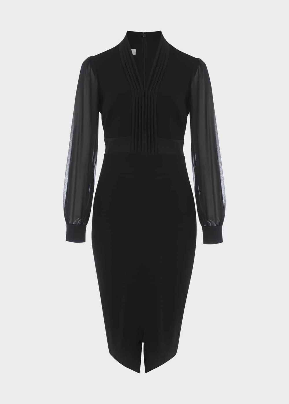 Stephanie Tux Shift Dress, Black, hi-res