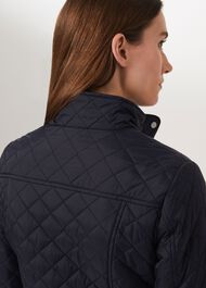 Carys Quilted Jacket, Navy, hi-res