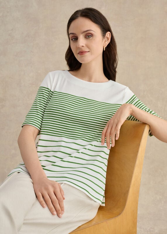 Constance Cotton Striped T-Shirt