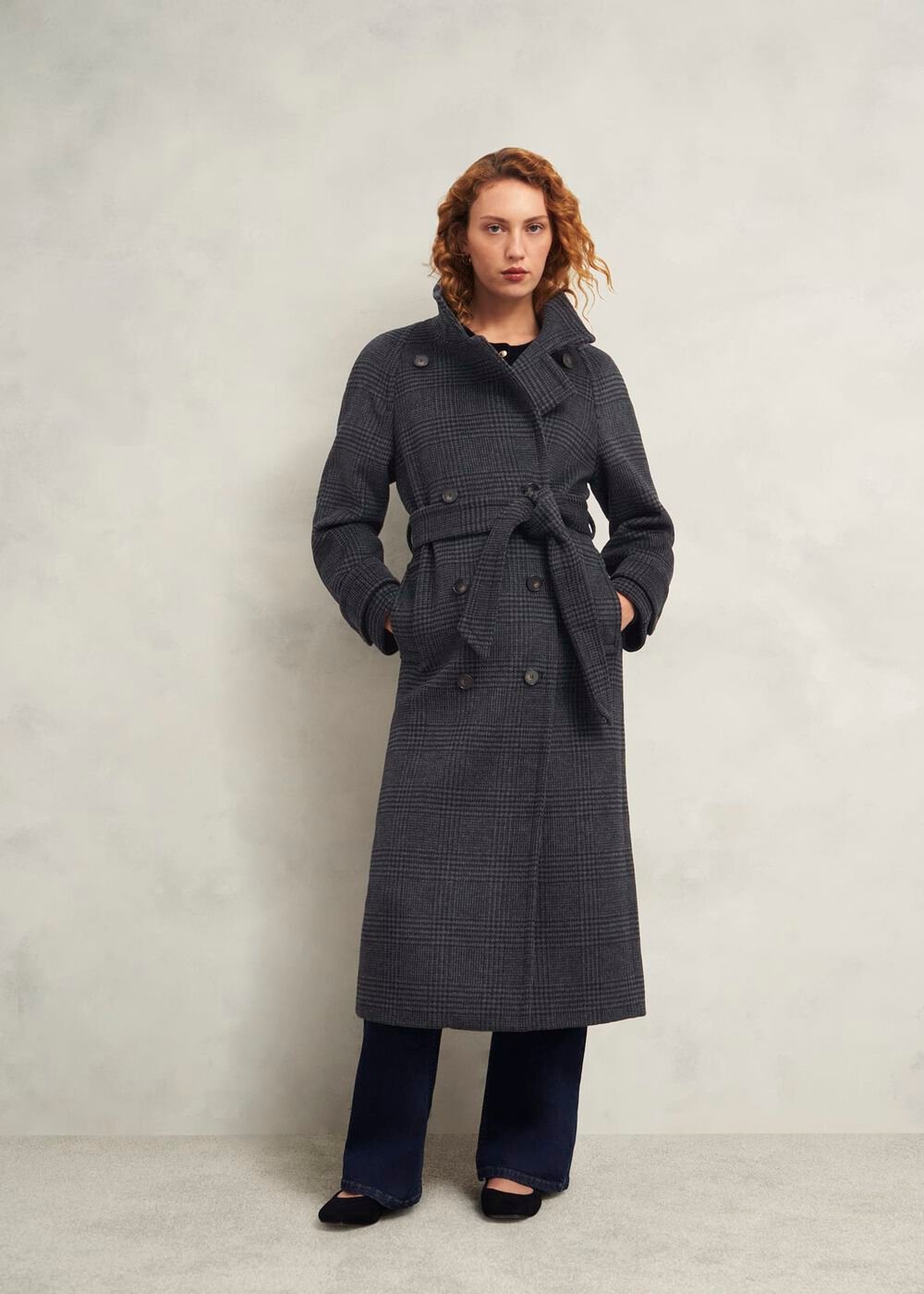 Peckworth Coat With Wool, Grey Multi, hi-res