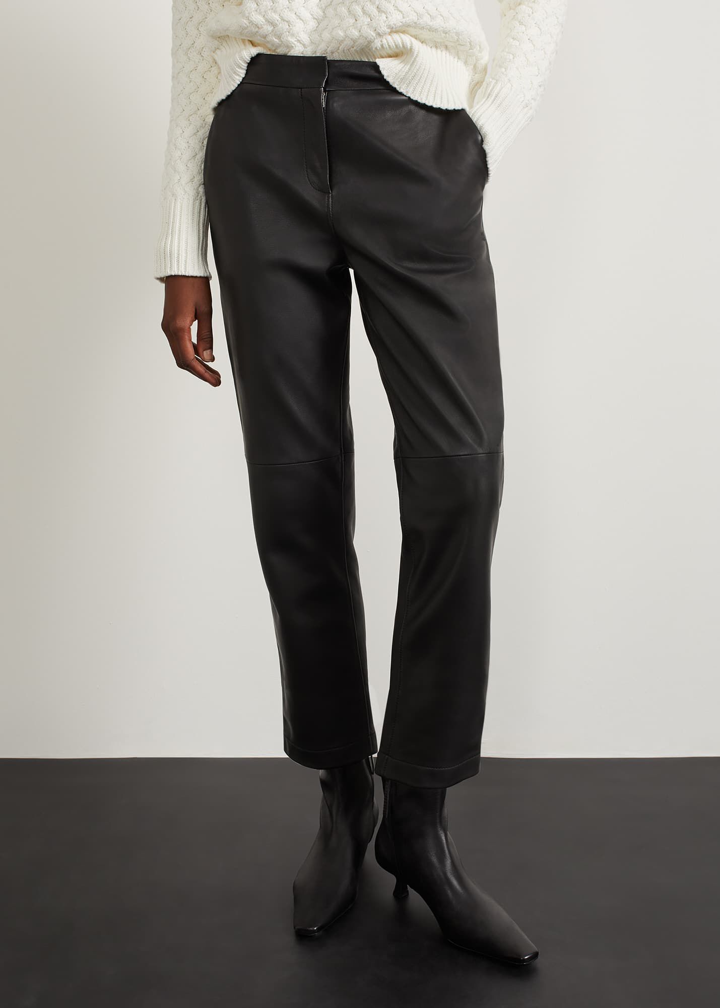 Stories on sale leather trousers