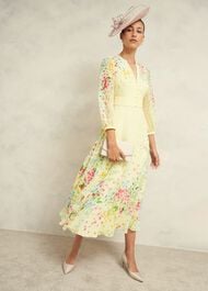 Leila Wool Silk Court Shoes, Oyster, hi-res