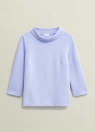 Betsy Textured Top, Lavender Blue, hi-res