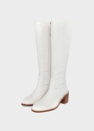 Jenn Long Boot, White, hi-res