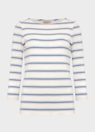 Sonya Striped Top, Blue Multi, hi-res
