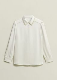 Maisey Embelished Shirt, Ivory, hi-res
