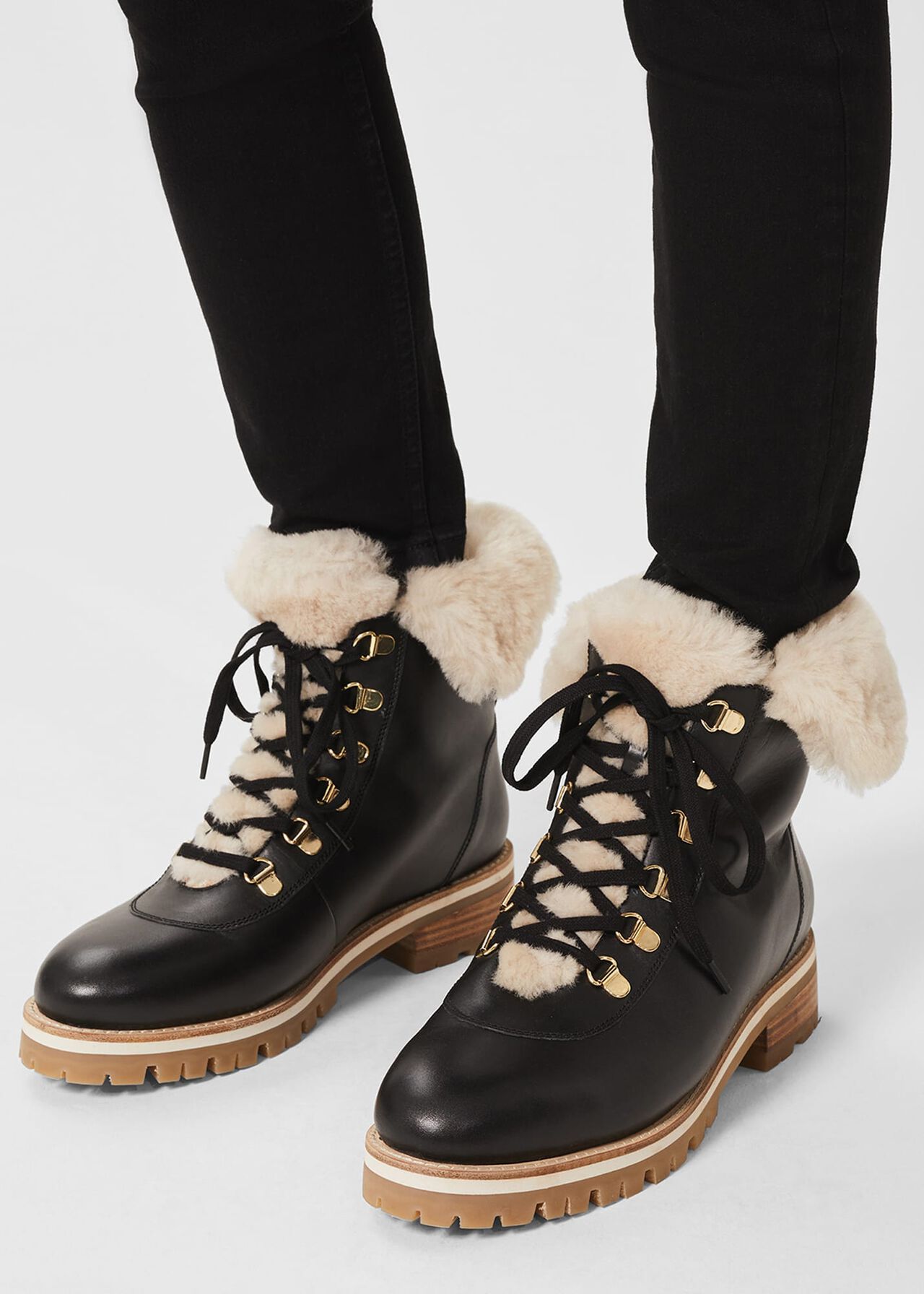 Kaden Ankle Boots, Black, hi-res