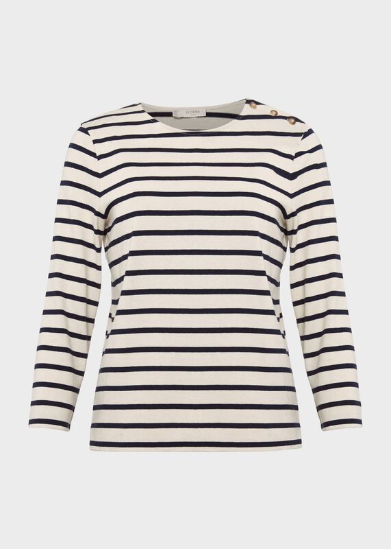 Francesca Cotton Stripe Top