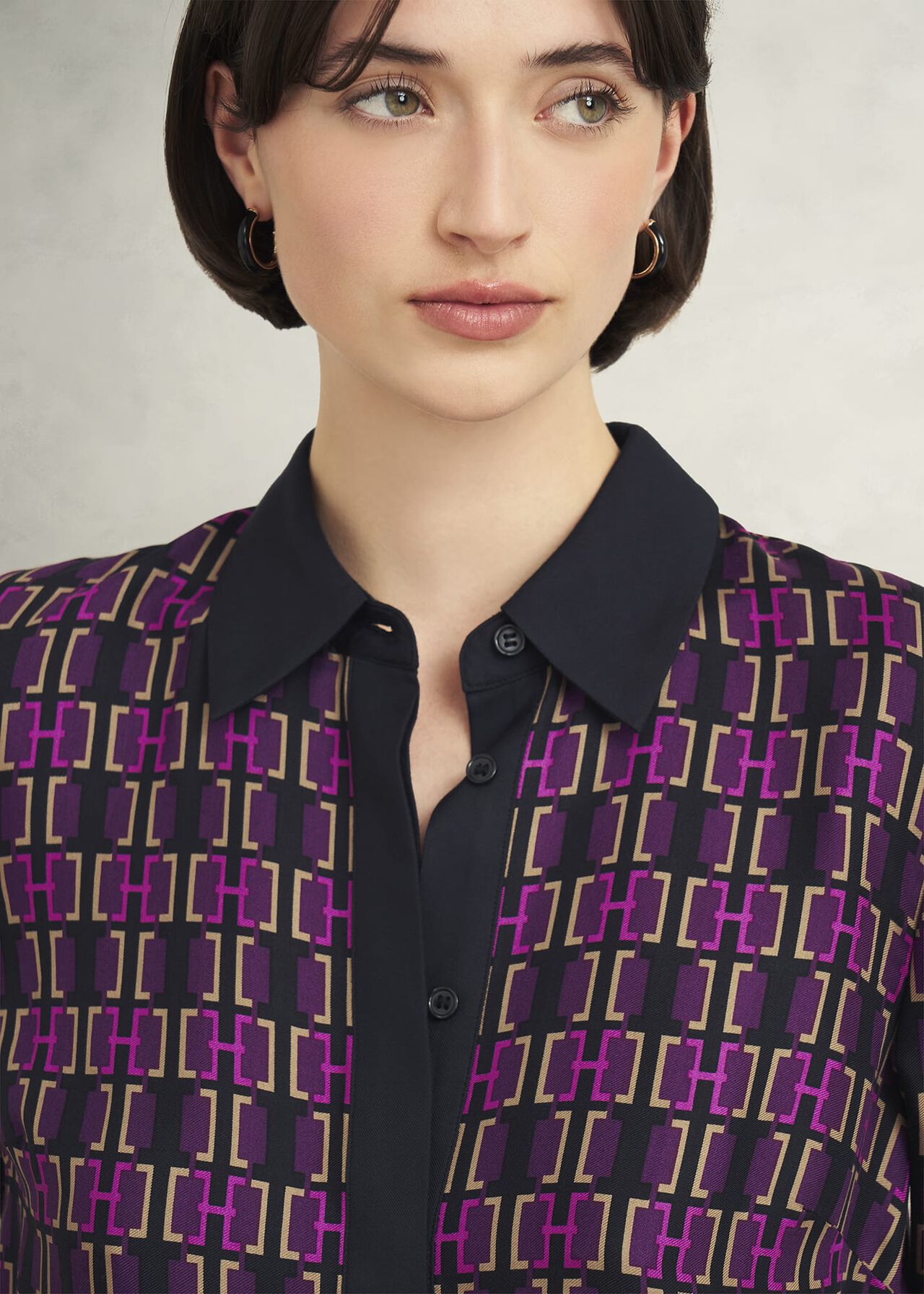 Aubrey Dress, Purple Multi, hi-res