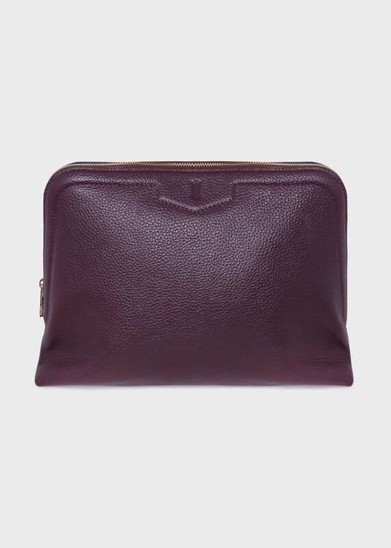 Margot Leather Large Make-Up Bag