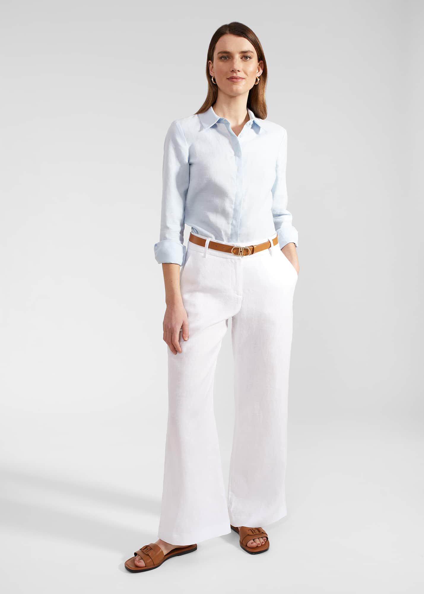 Lynn Linen Trousers Hobbs UK