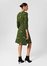 Etty Jersey Dress, Mid Fern Green, hi-res