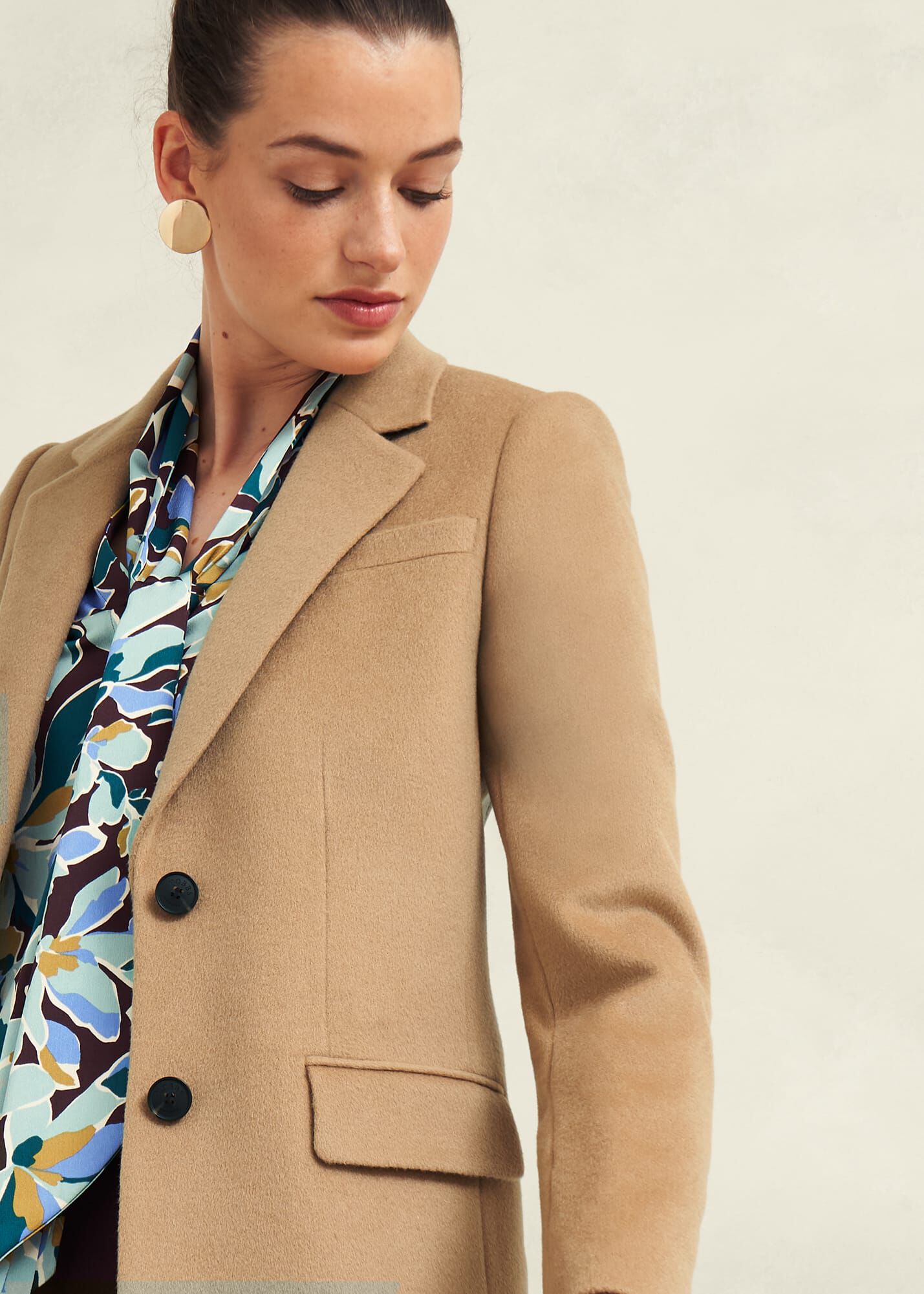 Beige wool coat petite new arrivals