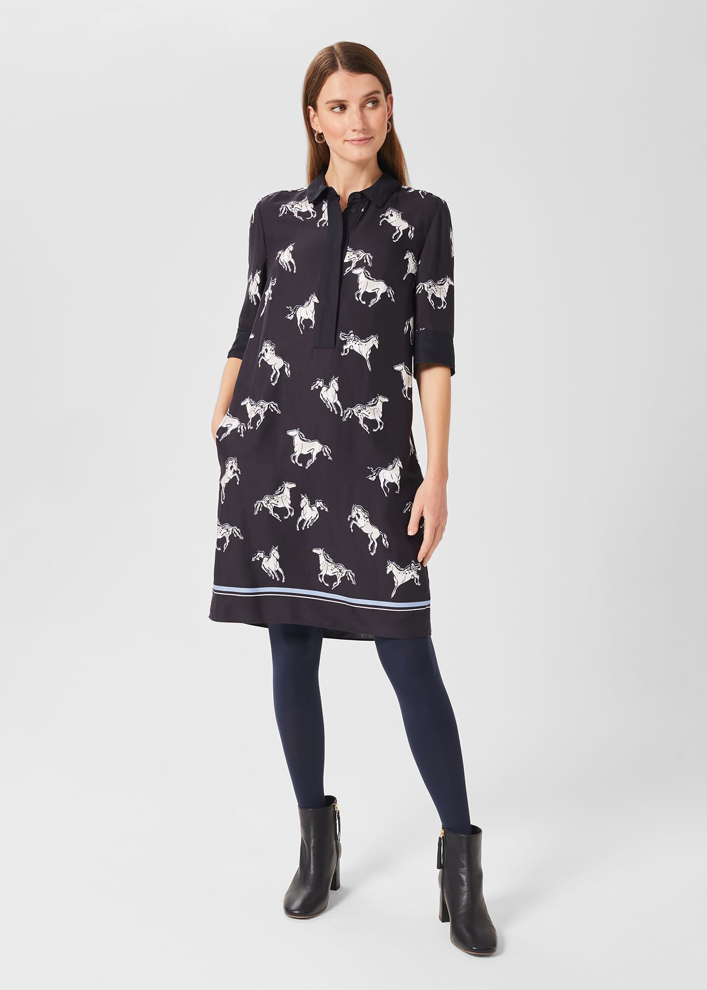 Tunic dress with sales leggings