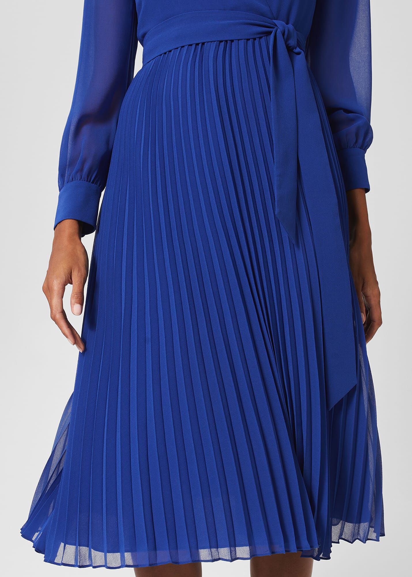 Evelyn Pleated Dress | Hobbs UK